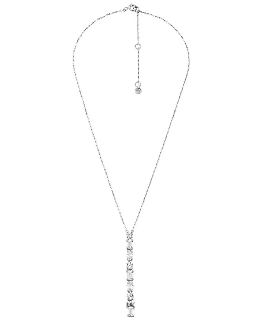 商品Michael Kors|Sterling Silver Mixed Stone Lariat Necklace,价格¥1459,第2张图片详细描述