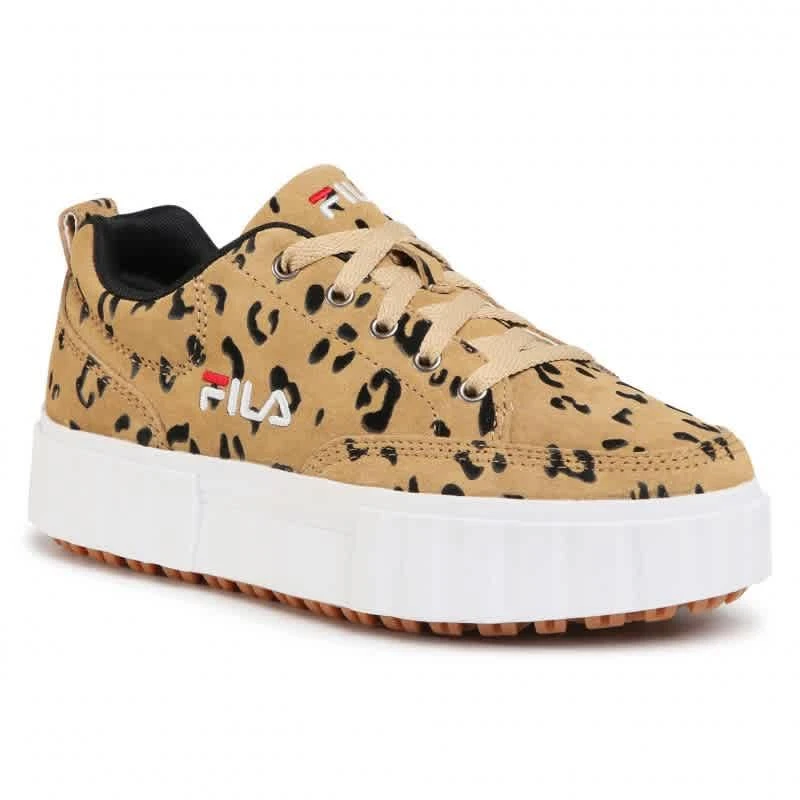 商品Fila|Fila Ladies Irish Cream Sandblast Low Top Sneakers, Brand Size 8,价格¥281,第1张图片