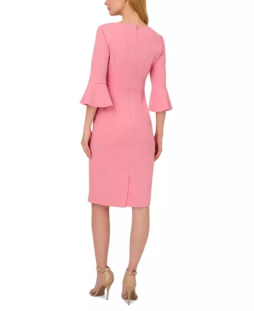 商品Adrianna Papell|Women's Tie-Front Bell-Sleeve Midi Dress,价格¥1150,第2张图片详细描述