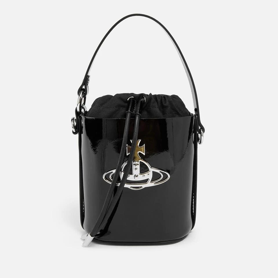 商品Vivienne Westwood|Vivienne Westwood Daisy Patent-Leather Bucket Bag,价格¥3404,第1张图片