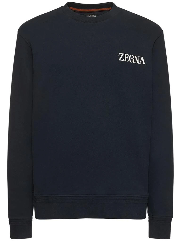 商品Zegna|Cotton Crewneck Sweatshirt,价格¥4974,第1张图片