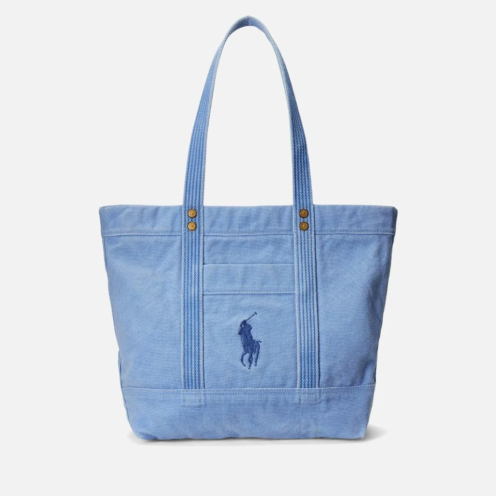 商品Ralph Lauren|Polo Ralph Lauren Logo Cotton-Twill Tote Bag,价格¥1778,第1张图片