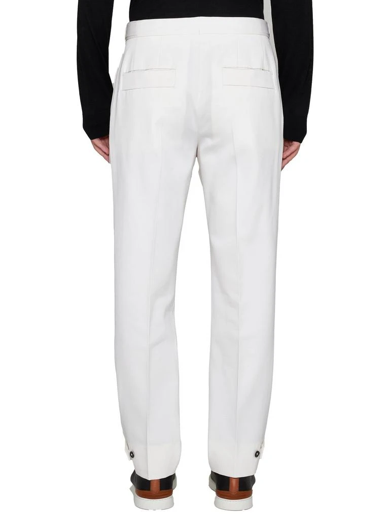 商品Zegna|Ermenegildo Zegna Buckle Detailed Cropped Trousers,价格¥3870,第3张图片详细描述