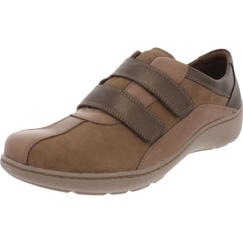 商品Clarks|Clarks Cora Azalia Women's Leather Colorblock Cushioned Sneakers,价格¥132,第2张图片详细描述