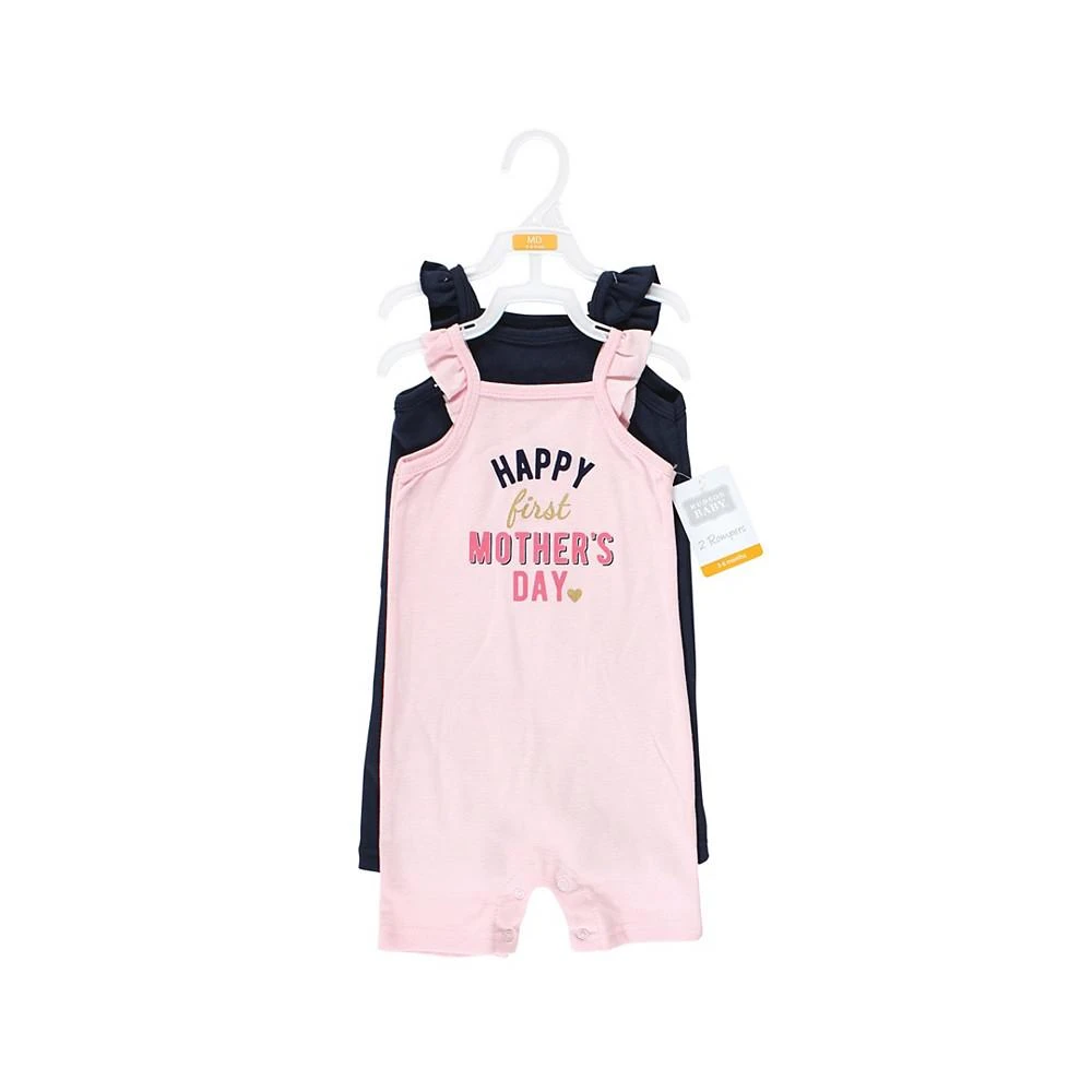 商品Hudson|Baby Girls Short Sleeve Rompers, Pack of 2,价格¥188,第2张图片详细描述