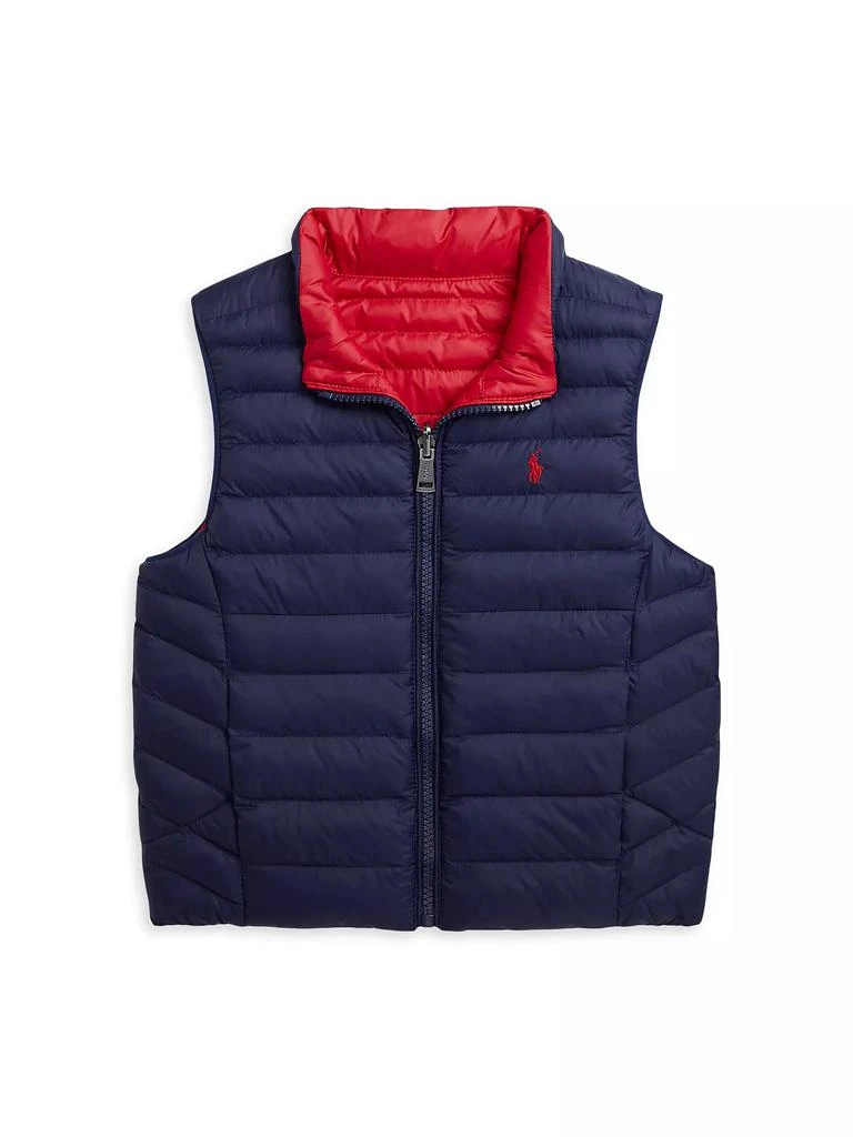 商品Ralph Lauren|Little Boy's Reversible Lightweight Vest,价格¥712,第1张图片