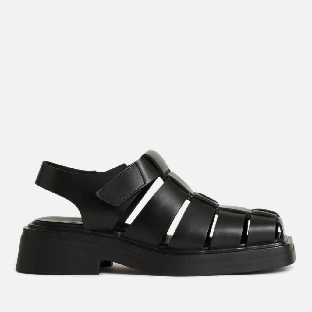 商品Vagabond|Vagabond Women's Eyra Leather Fisherman Sandals - Black,价格¥361,第1张图片