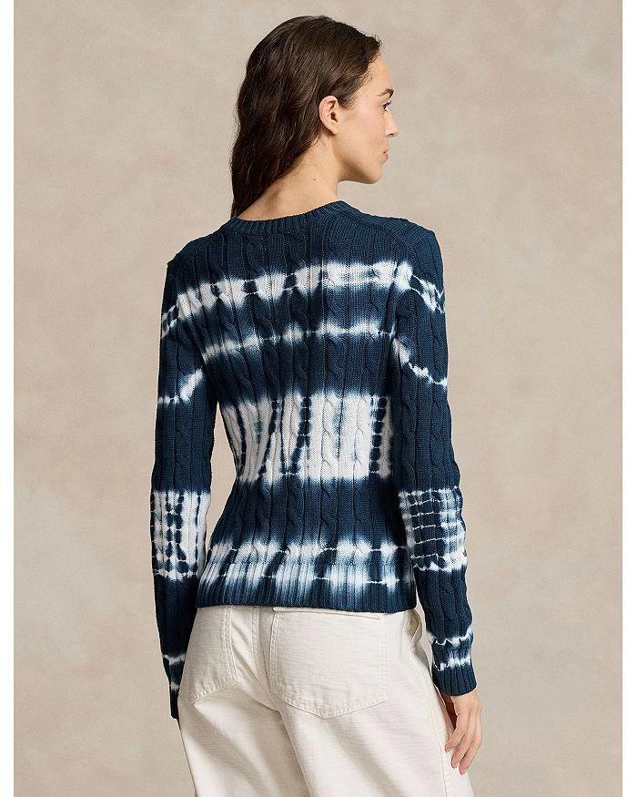 商品Ralph Lauren|Tie Dye Cable Knit Cotton Sweater,价格¥1482,第3张图片详细描述