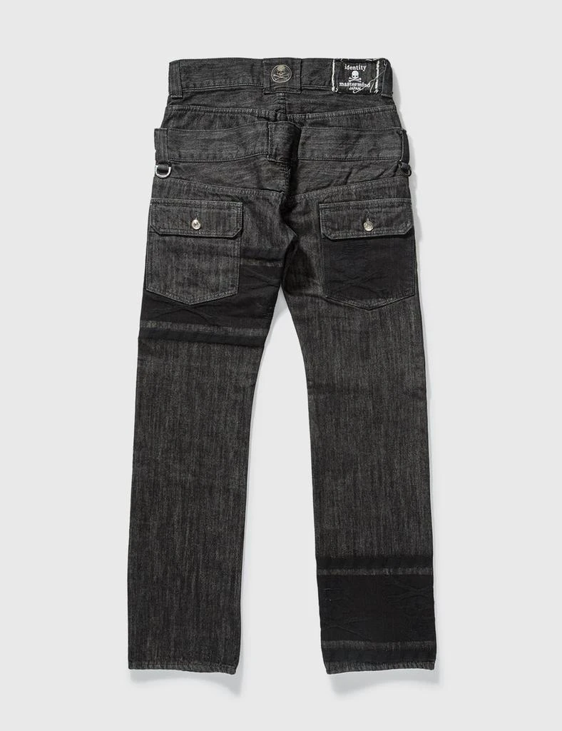 商品[二手商品] mastermind JAPAN|Mastermind Japan One Washed Back Double Waist Jeans,价格¥4047,第2张图片详细描述