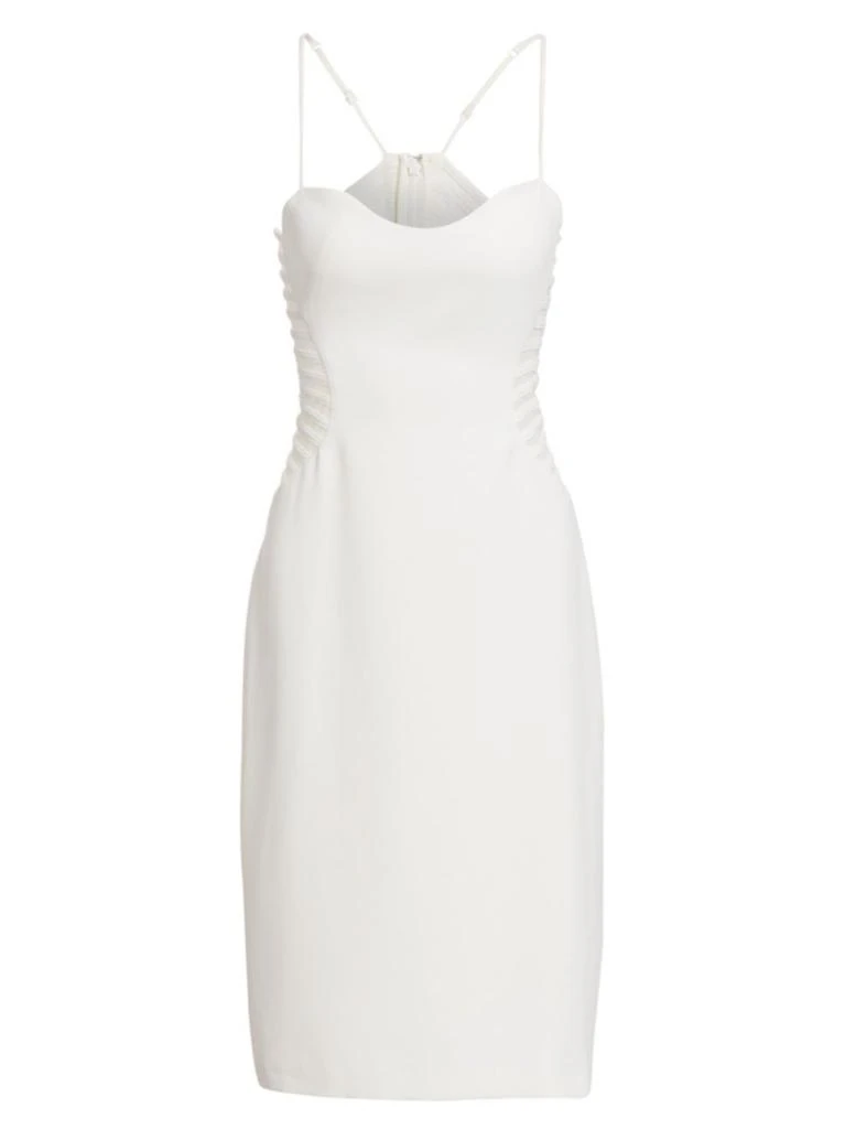 商品Halston Heritage|Stripe Applique Slim Sheath Dress,价格¥1000,第1张图片