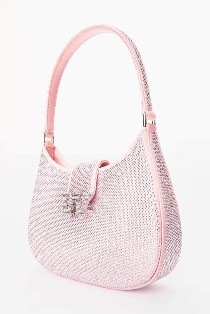 商品Alexander Wang|W LEGACY SMALL HOBO IN CRYSTAL SATIN,价格¥6289,第4张图片详细描述