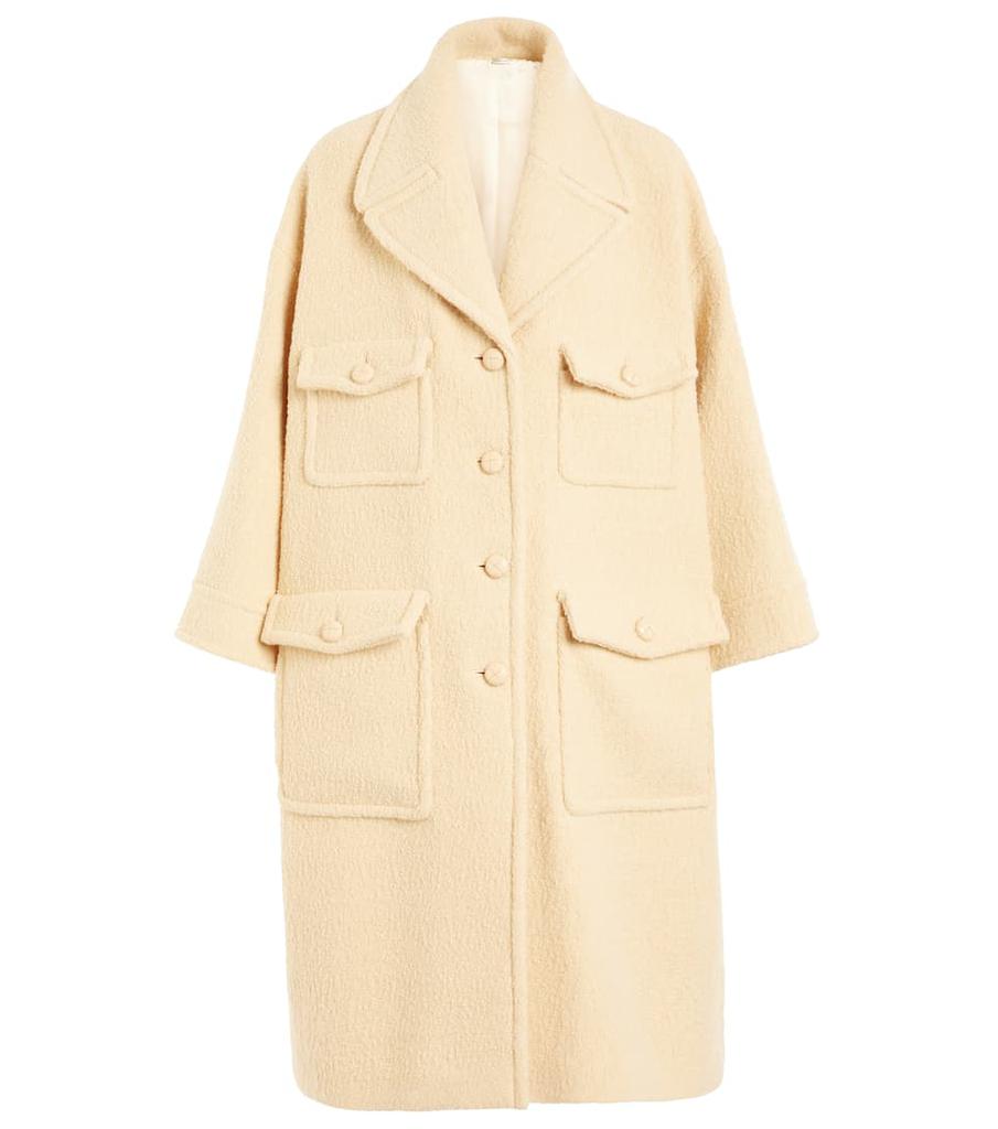 Bouclé tweed wool-blend coat商品第1张图片规格展示