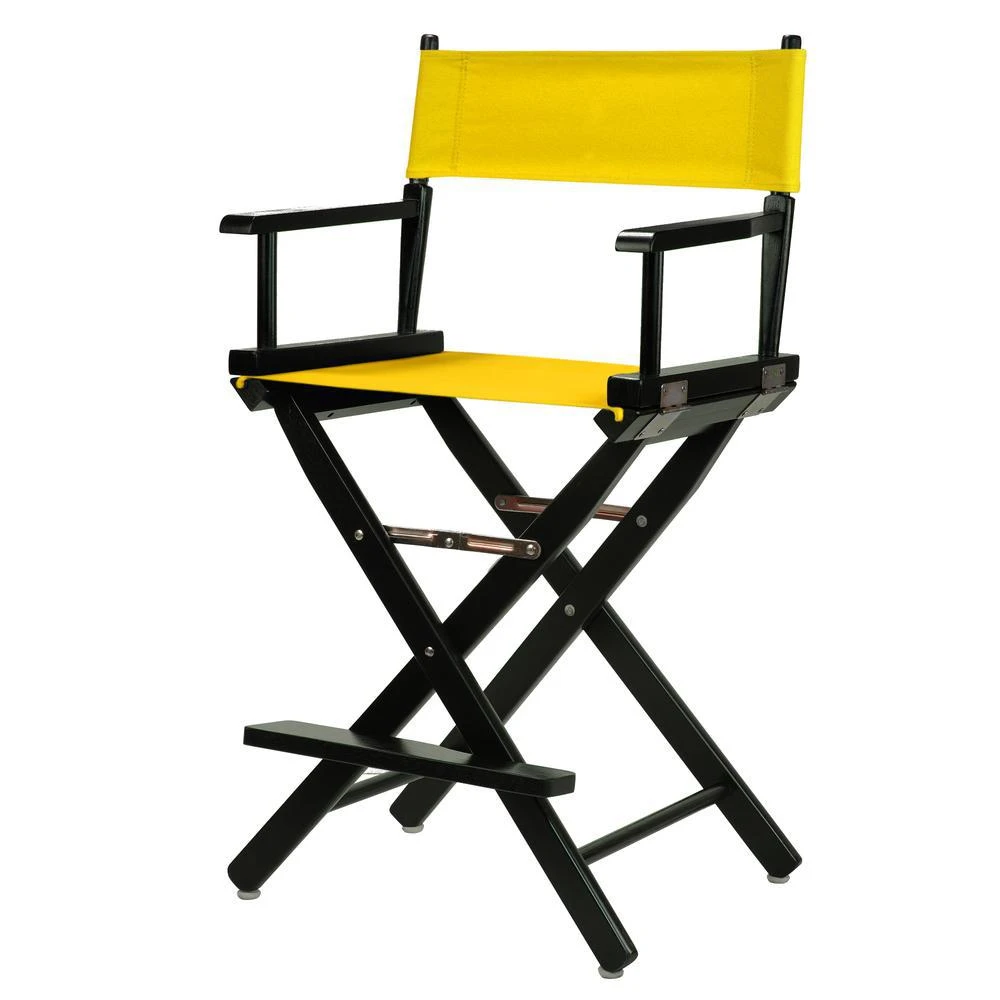 商品Casual Home|24" Director's Chair Black Frame-Gold Canvas,价格¥840,第5张图片详细描述