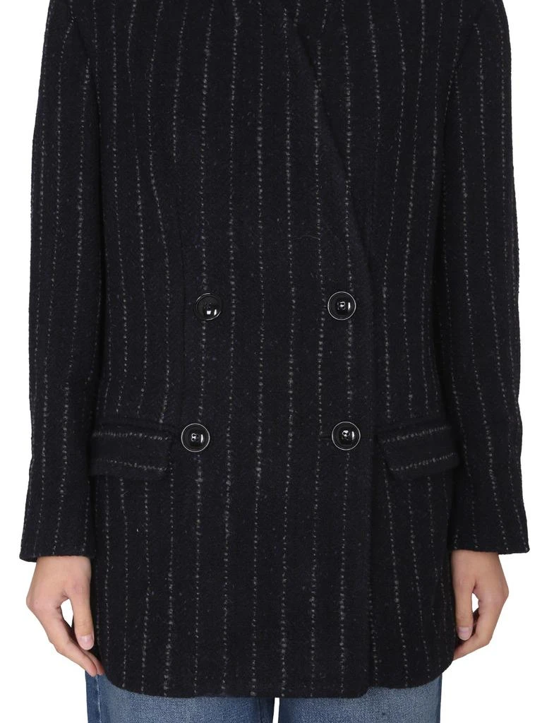 商品Isabel Marant|Isabel Marant Double-breasted Coat lila,价格¥5431,第4张图片详细描述
