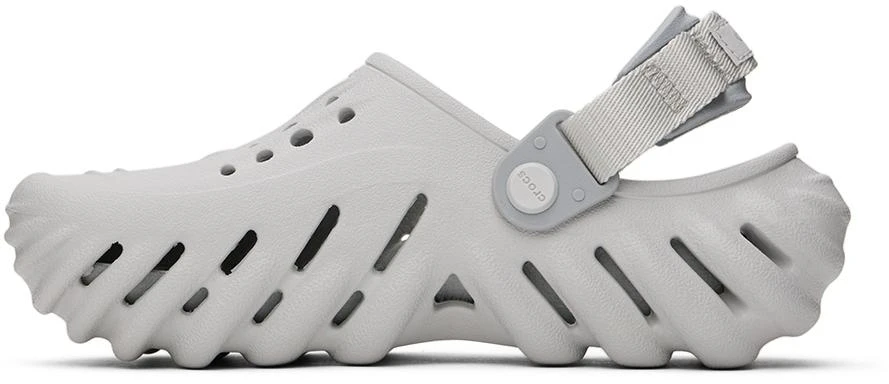 商品Crocs|灰色 Echo 儿童凉鞋,价格¥634,第3张图片详细描述