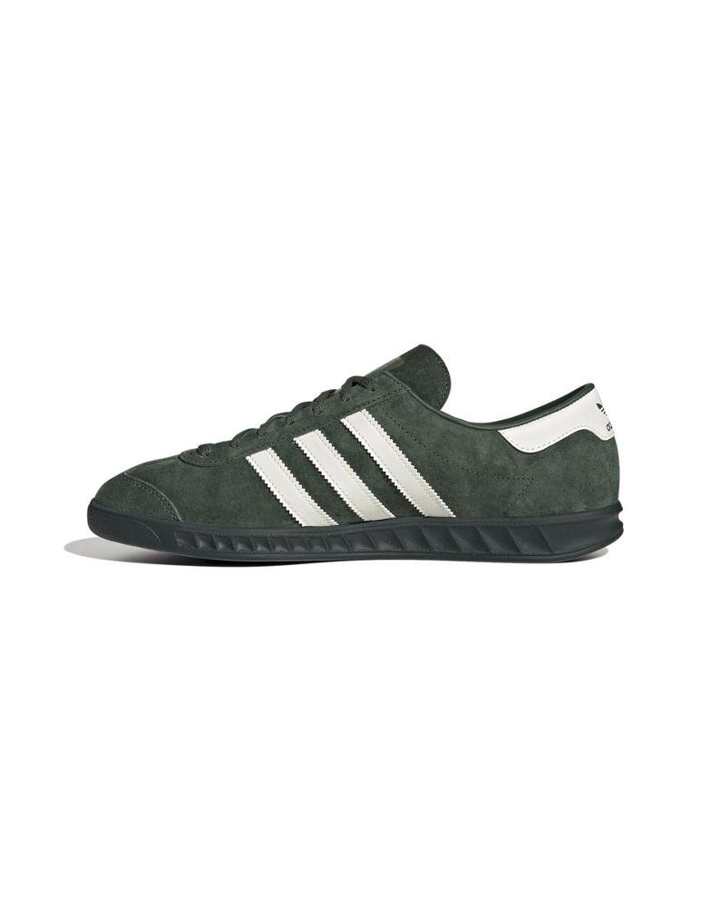 adidas Originals Hamburg trainers in green商品第3张图片规格展示
