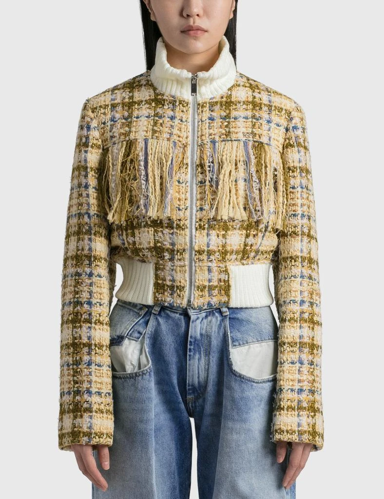 商品Kijun|TWEED CROP JACKET,价格¥1748,第1张图片