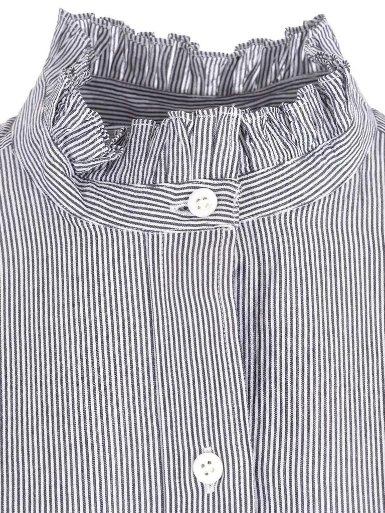商品Isabel Marant Étoile|Isabel Marant Étoile Stripe Ruffle-Detail Shirt,价格¥1514,第3张图片详细描述