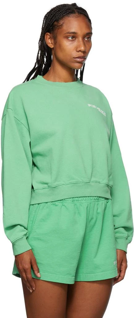 商品Sporty & Rich|Green Disco Sweatshirt,价格¥358,第2张图片详细描述