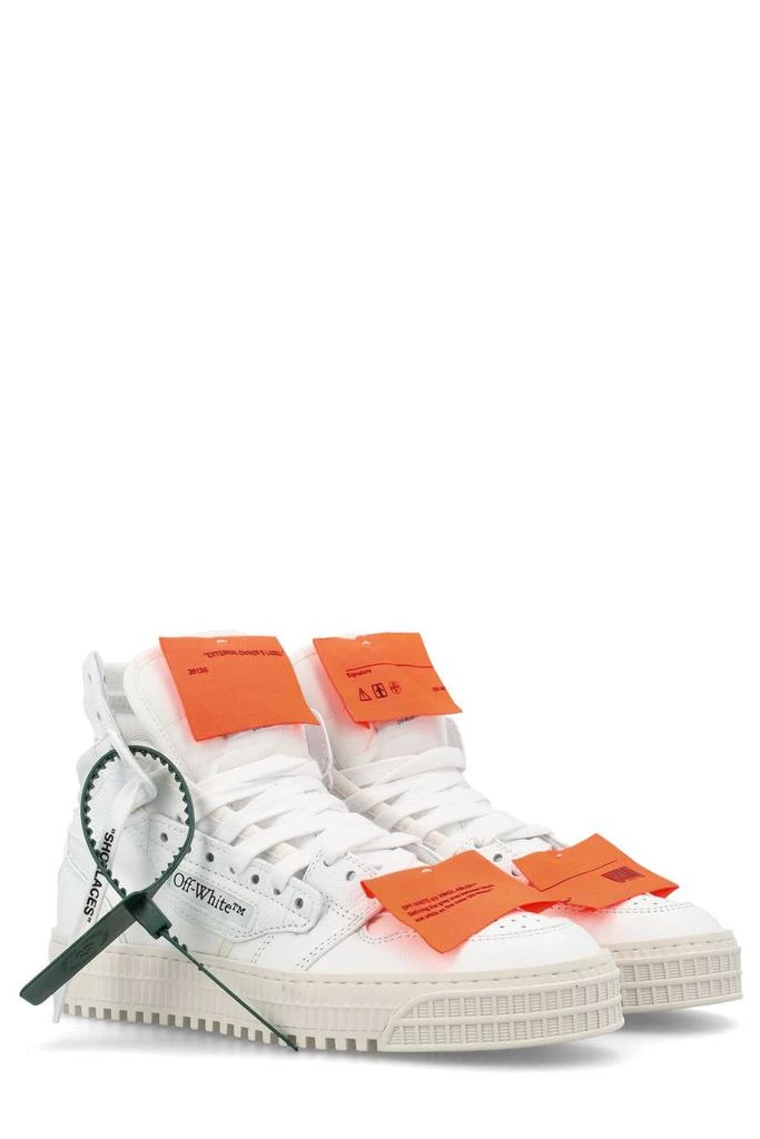 商品Off-White|Off-White Round Toe High-Top Sneakers,价格¥2598,第3张图片详细描述