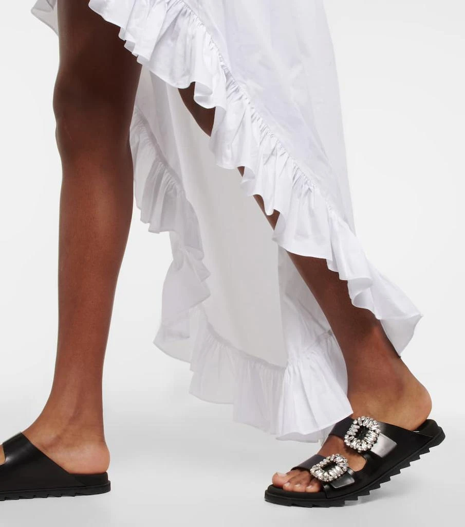 商品CAROLINE CONSTAS|Analiese off-shoulder poplin dress,价格¥3457,第5张图片详细描述