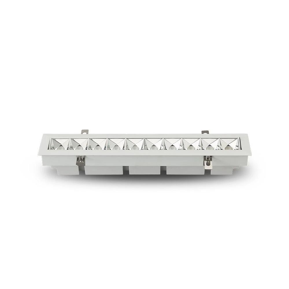 商品VONN Lighting|RUBIK 13.25" 10-Light LED Adjustable Recessed Downlight w/Trim 100-277V Beam Angle 34 Degree White,价格¥1541,第5张图片详细描述