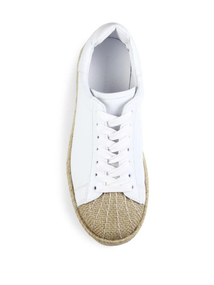 商品Alexander Wang|Rian   Leather Espadrille Sneakers,价格¥1274,第4张图片详细描述