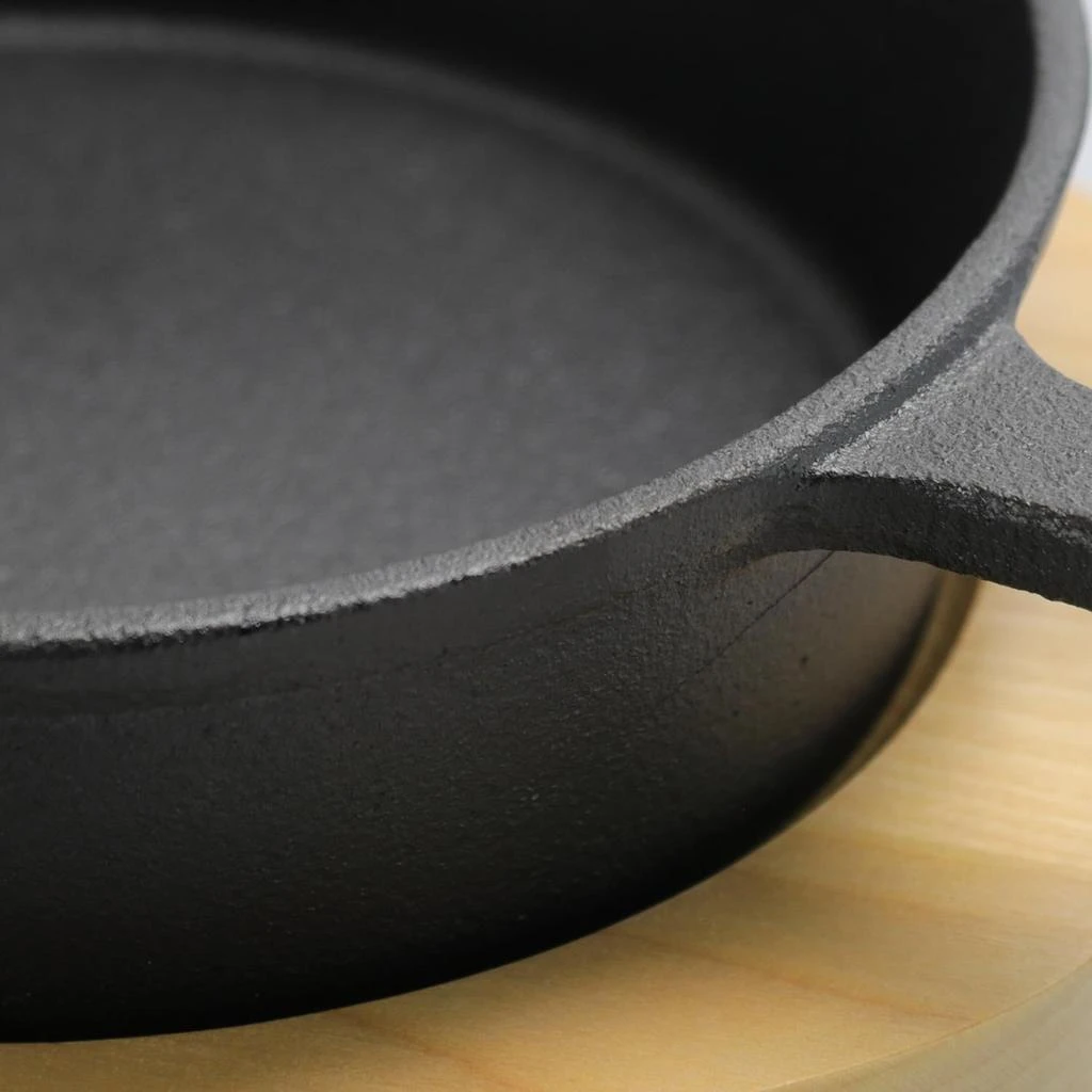 商品Gibson Home|Campton 5.3 Inch Mini Frying Pan With Wooden Base,价格¥189,第4张图片详细描述