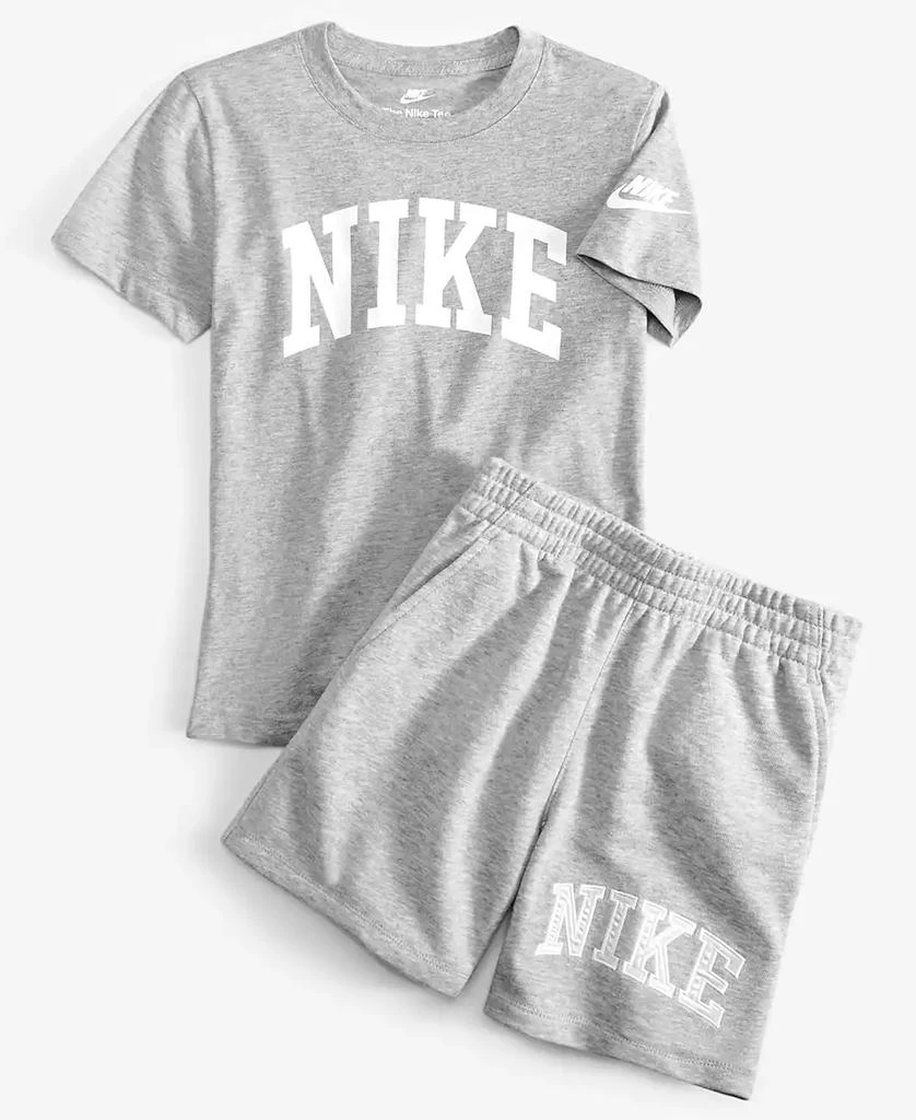 商品NIKE|Sportswear Club Little Kids Appliqué Logo Shorts,价格¥117,第4张图片详细描述