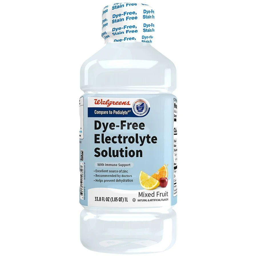 商品Walgreens|Electrolyte Solution, Dye-Free Mixed Fruit,价格¥51,第1张图片