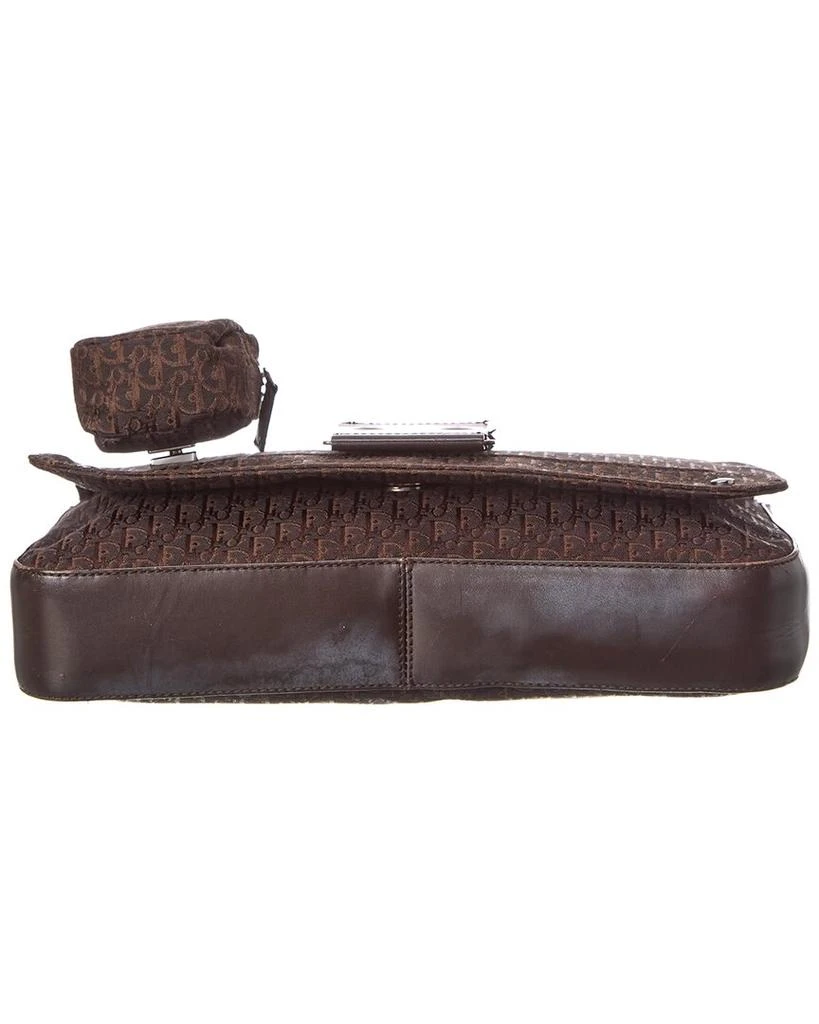 商品[二手商品] Dior|Dior Brown Diorissimo Canvas Street Chic Shoulder Bag (Authentic Pre-Owned),价格¥4387,第3张图片详细描述