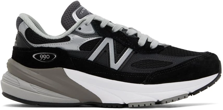 商品New Balance|Black Made In USA 990v6 Sneakers,价格¥1175,第1张图片