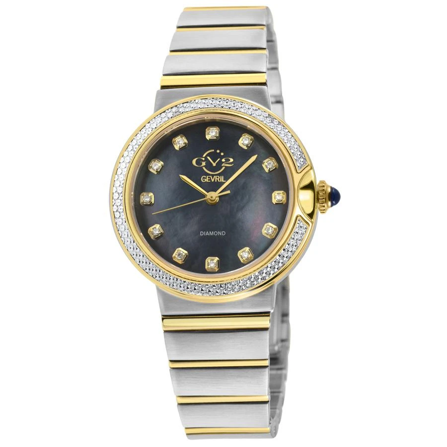 商品Gevril|Sorrento Diamond Mother of Pearl Dial Ladies Watch 12440B,价格¥4189,第1张图片