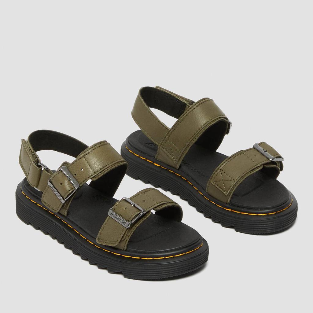 Dr. Martens Kids' Kyle Sandals - Olive Stellar商品第3张图片规格展示