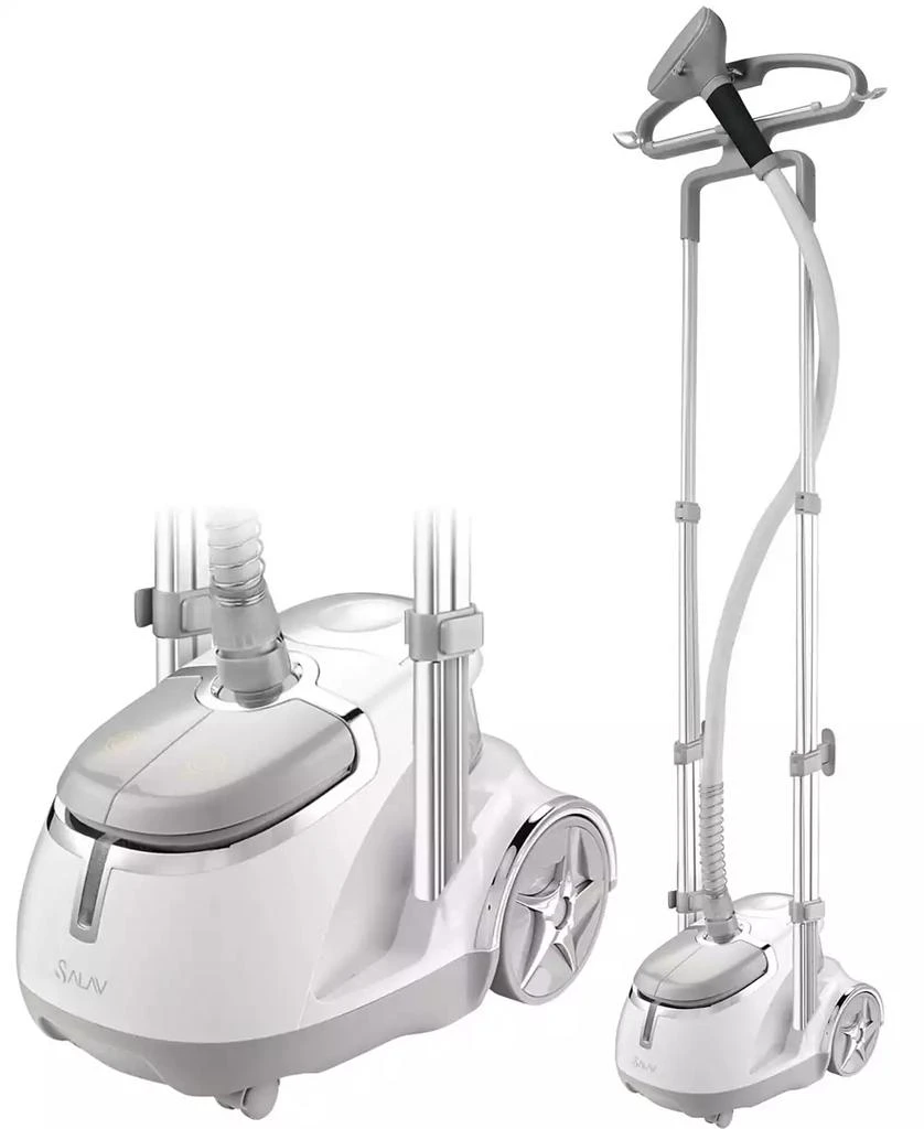 商品SALAV|Professional Garment Steamer with Foot Pedal Power Control Silver,价格¥1609,第1张图片