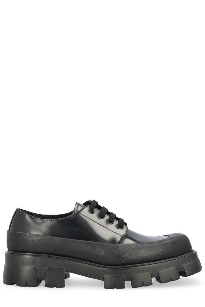 Prada Chunky Lace-Up Derby Shoes商品第1张图片规格展示