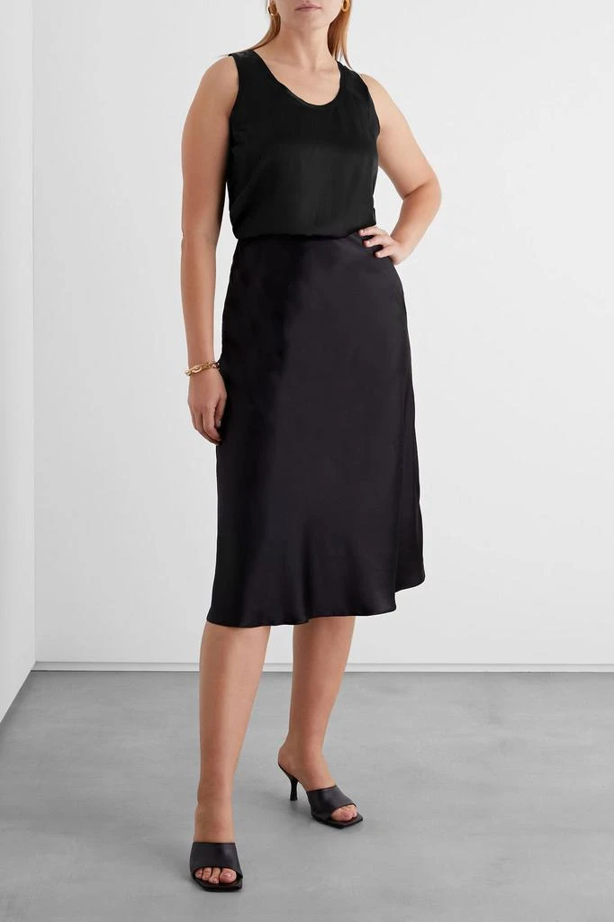 商品IRIS & INK|Anastasie organic silk-satin tank,价格¥1228,第5张图片详细描述