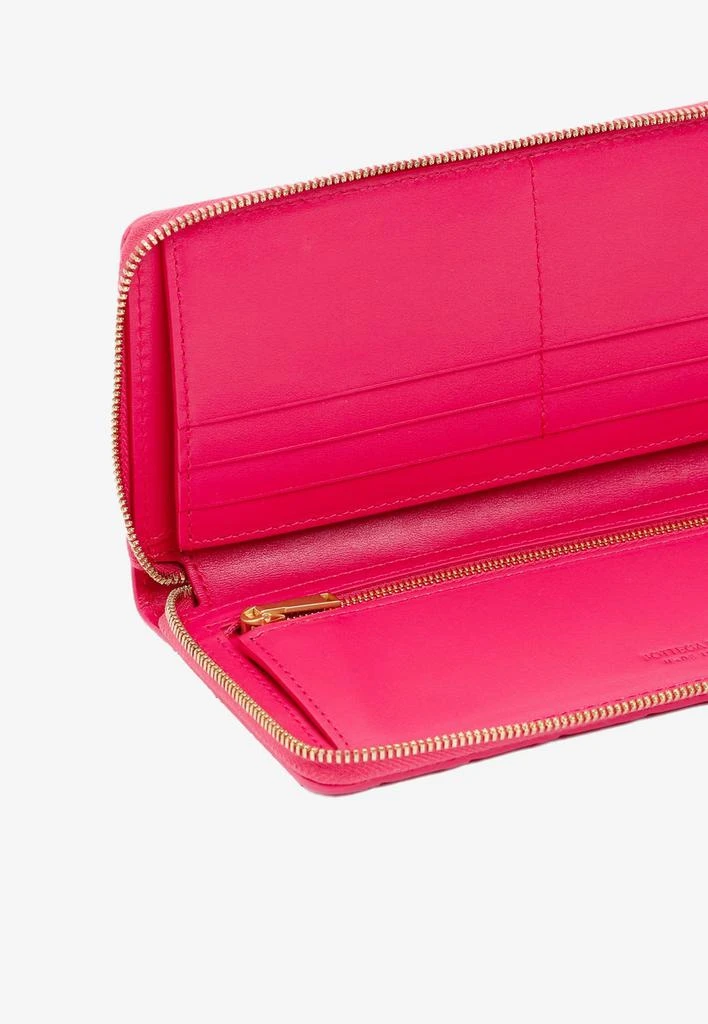 商品Bottega Veneta|Leather Intrecciato Wallet,价格¥4474,第4张图片详细描述