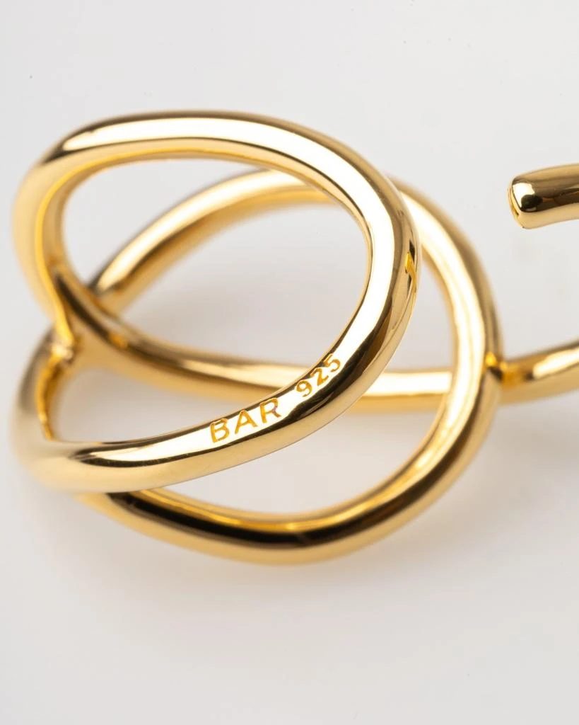 商品Bar Jewellery|Oscillate Ear Cuff – Gold-Plated Silver,价格¥1658,第4张图片详细描述