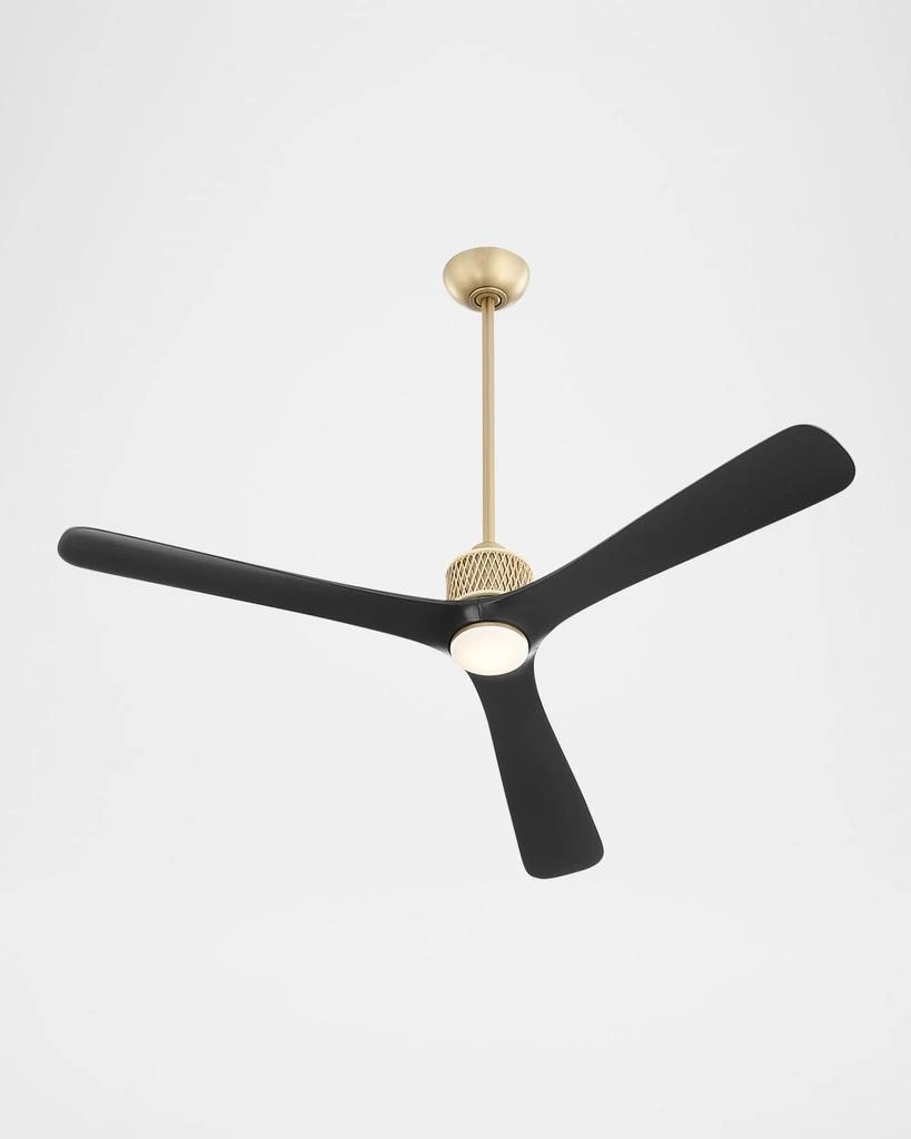 商品Shamal 60" Ceiling Fan with Light Kit,价格¥5558,第2张图片详细描述