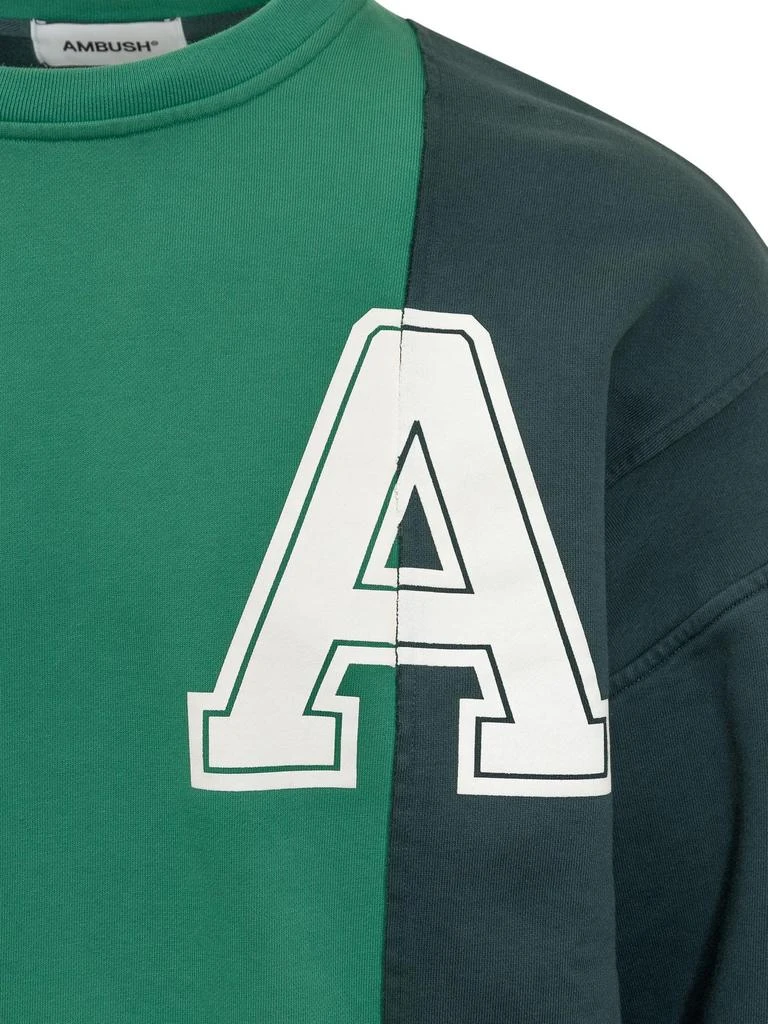 商品Ambush|Ambush Logo Printed Color-Block Crewneck Sweatshirt,价格¥1505,第4张图片详细描述