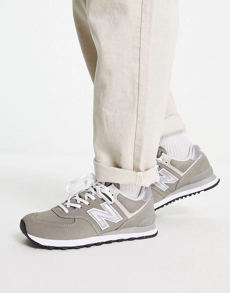 商品New Balance|New Balance 574 sneakers in grey and white,价格¥992,第4张图片详细描述