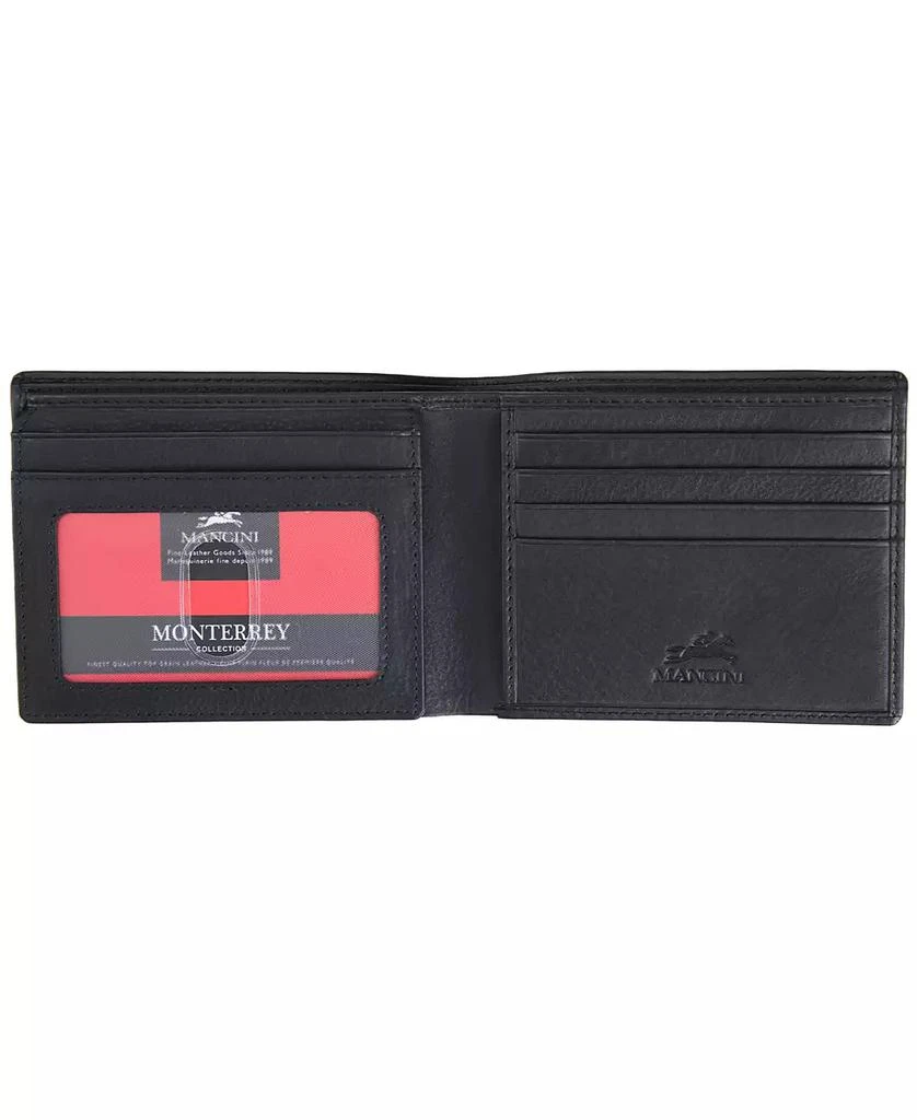 商品Mancini Leather Goods|Men's Monterrey Collection Left Wing Wallet,价格¥210,第3张图片详细描述