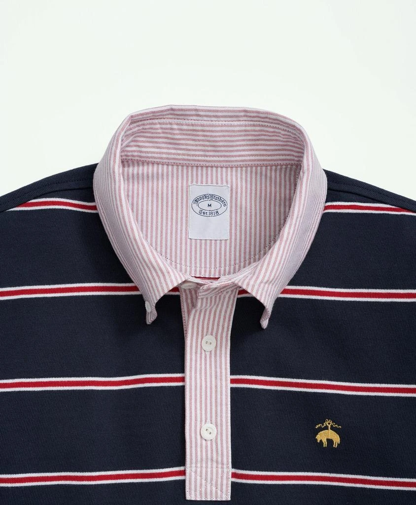 商品Brooks Brothers|Cotton BB#2 Stripe Rugby Shirt,价格¥497,第2张图片详细描述