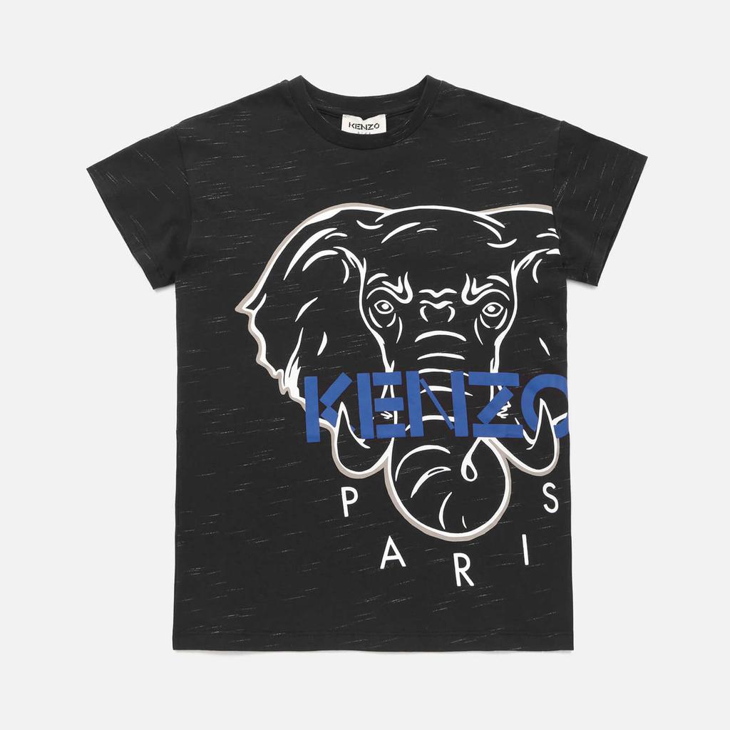 KENZO Boys' Elephant T-Shirt - Charcoal Grey商品第1张图片规格展示