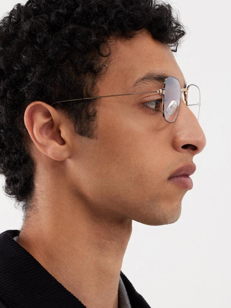 商品Thom Browne|Square titanium glasses,价格¥3270,第3张图片详细描述