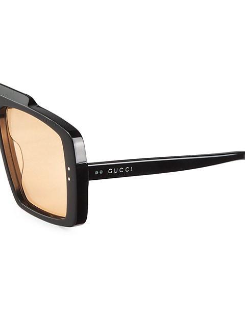 商品Gucci|Fashion Show 62MM Square Sunglasses,价格¥3588,第5张图片详细描述