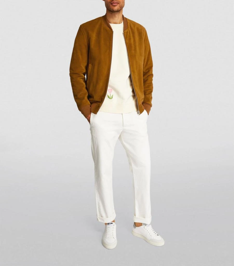 商品Sandro|Suede Monaco Bomber Jacket,价格¥8604,第2张图片详细描述
