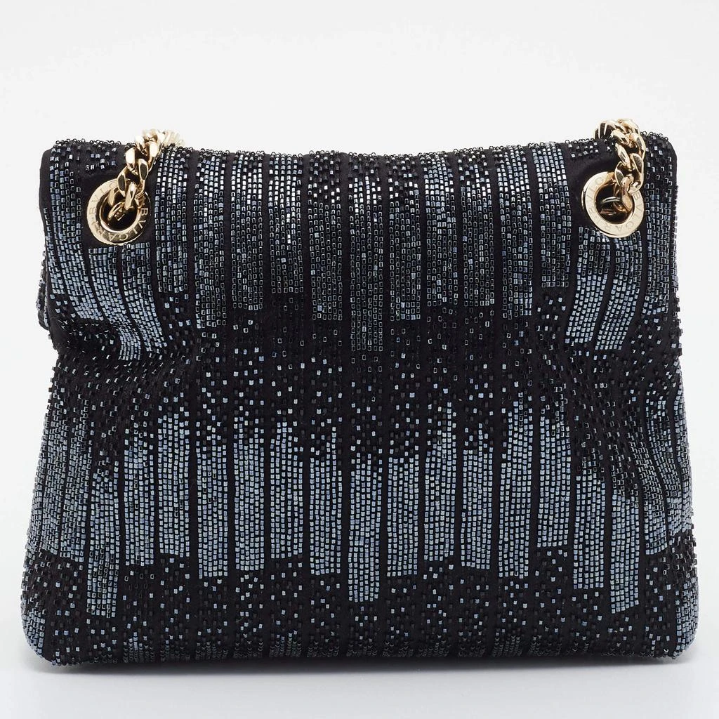 商品[二手商品] BVLGARI|Bvlgari Black Satin Beads Embellished Monette Chain Shoulder Bag,价格¥5991,第4张图片详细描述