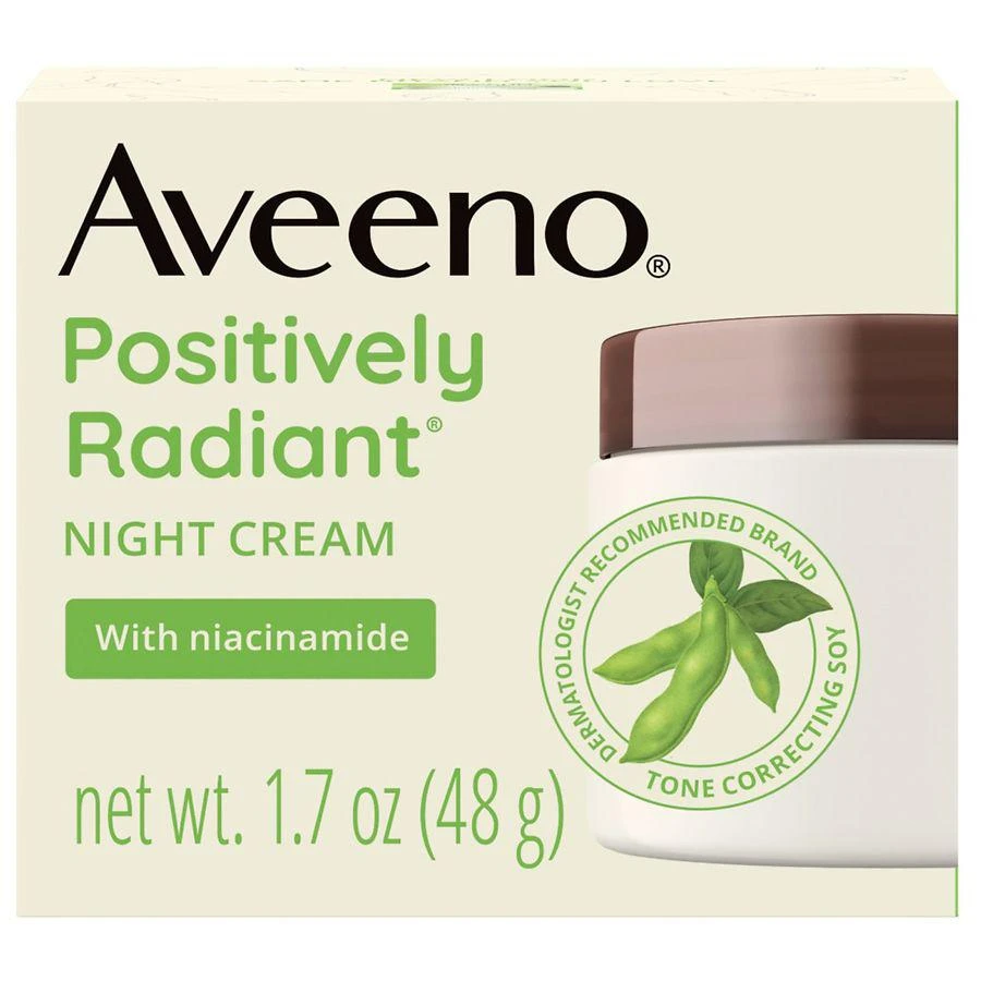 商品Aveeno|Positively Radiant Moisturizing Face & Neck Night Cream,价格¥188,第1张图片